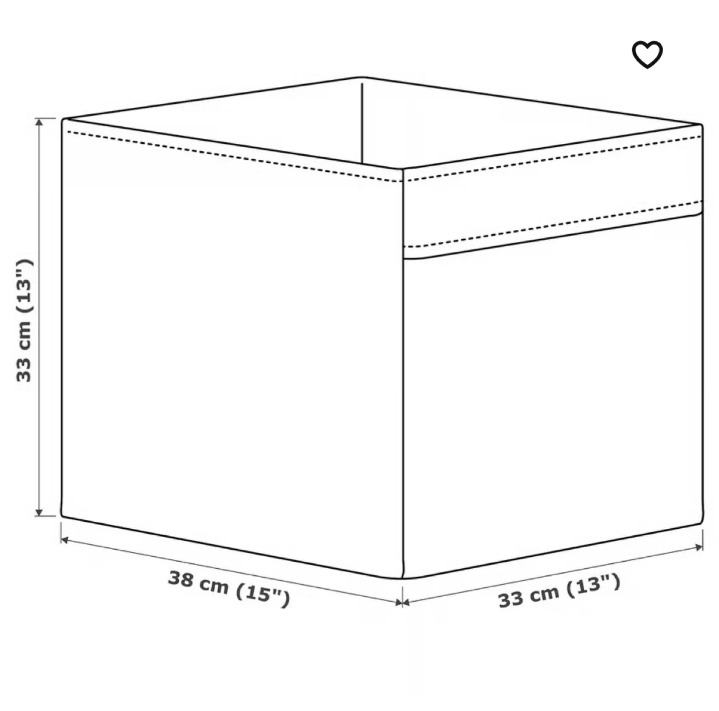 12 IKEA Black Fabric Storage Bins image indicator(6)