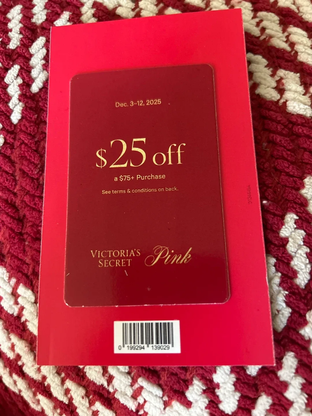 Victoria's Secret Pink $25 Off Coupon