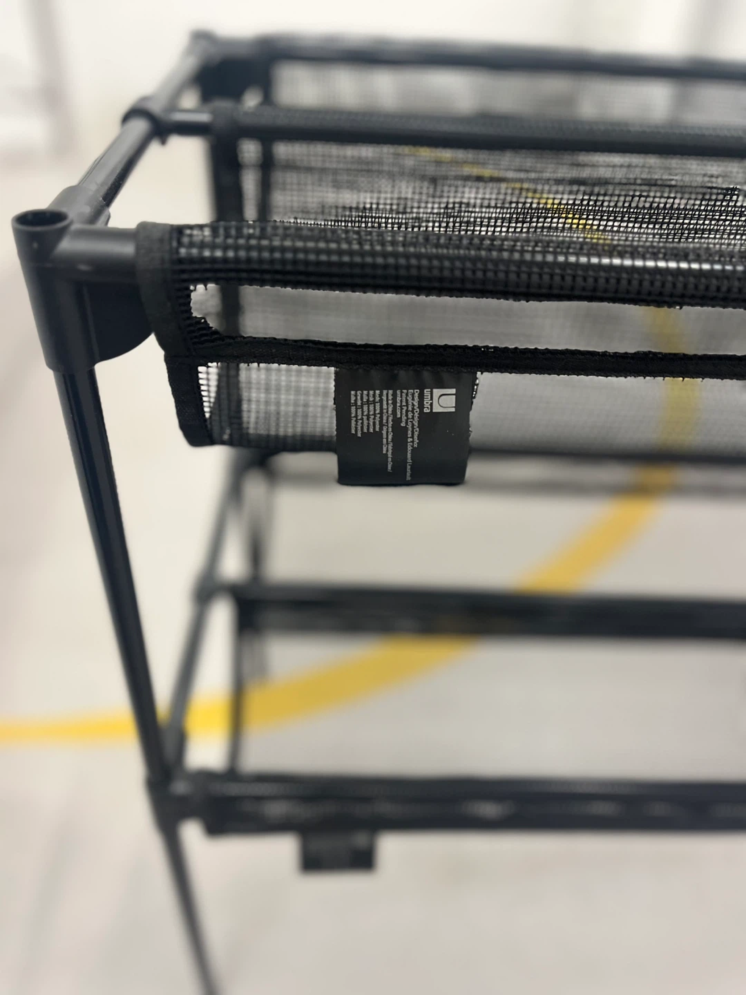 Umbra Black Shoe Rack