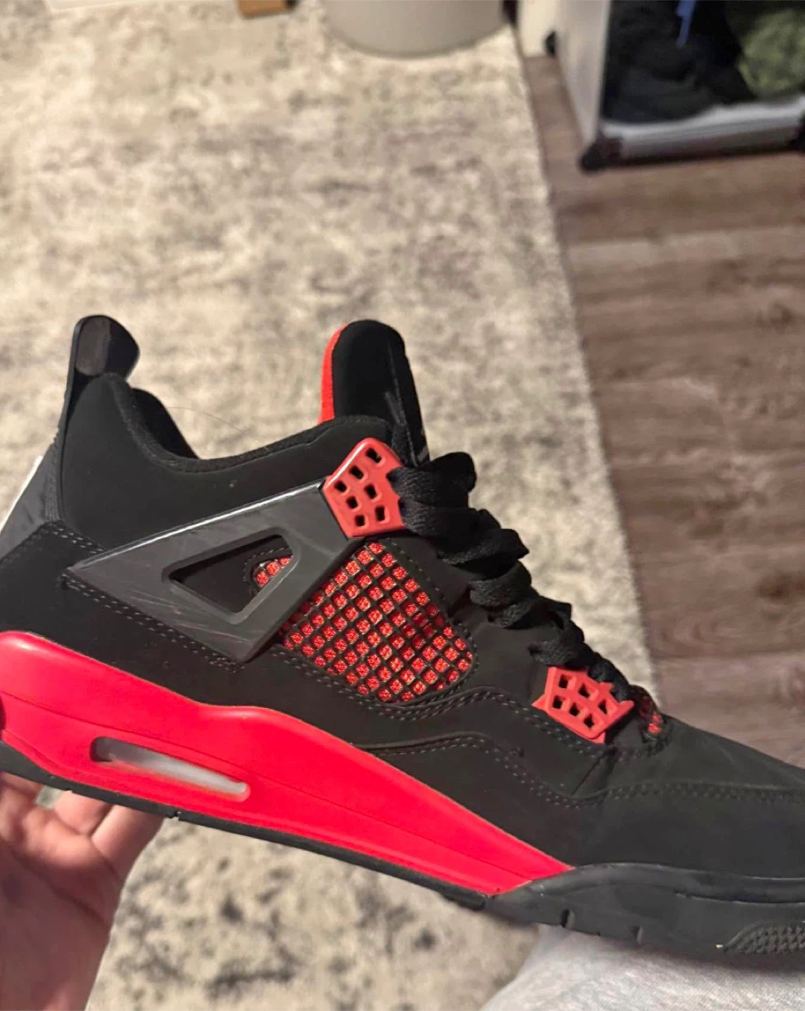 Jordan Air 4 Retro Red Size 10 - photo 4
