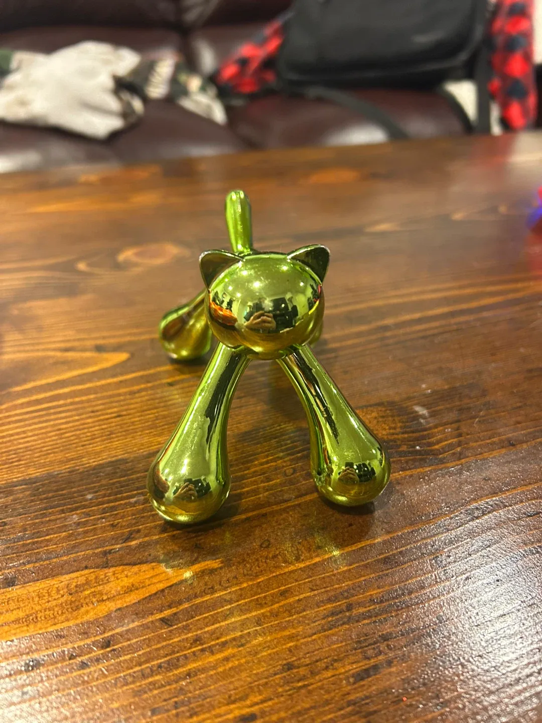 Green Cat-Shaped Back Scratcher