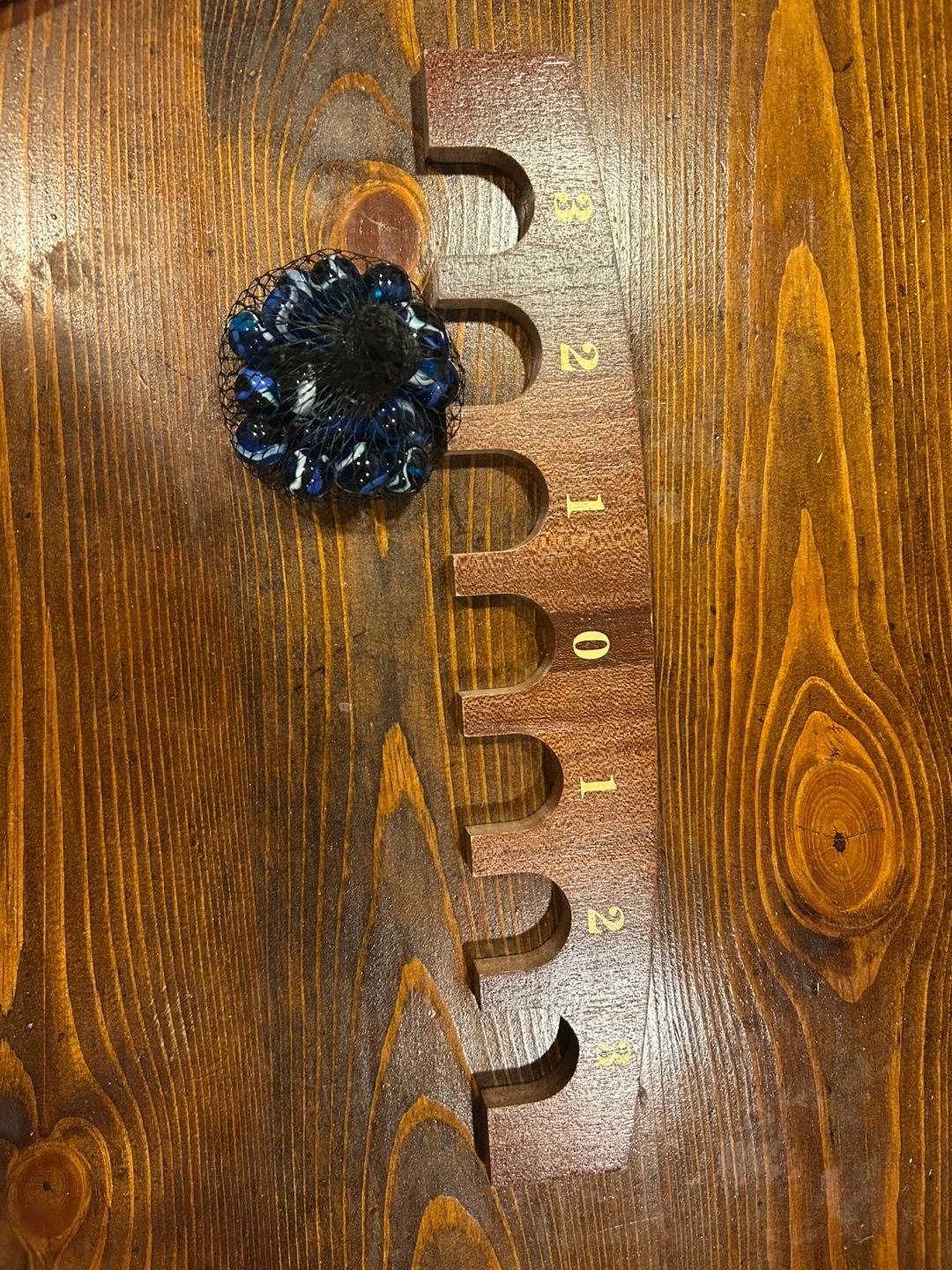 Wooden Marble Game with Marbles