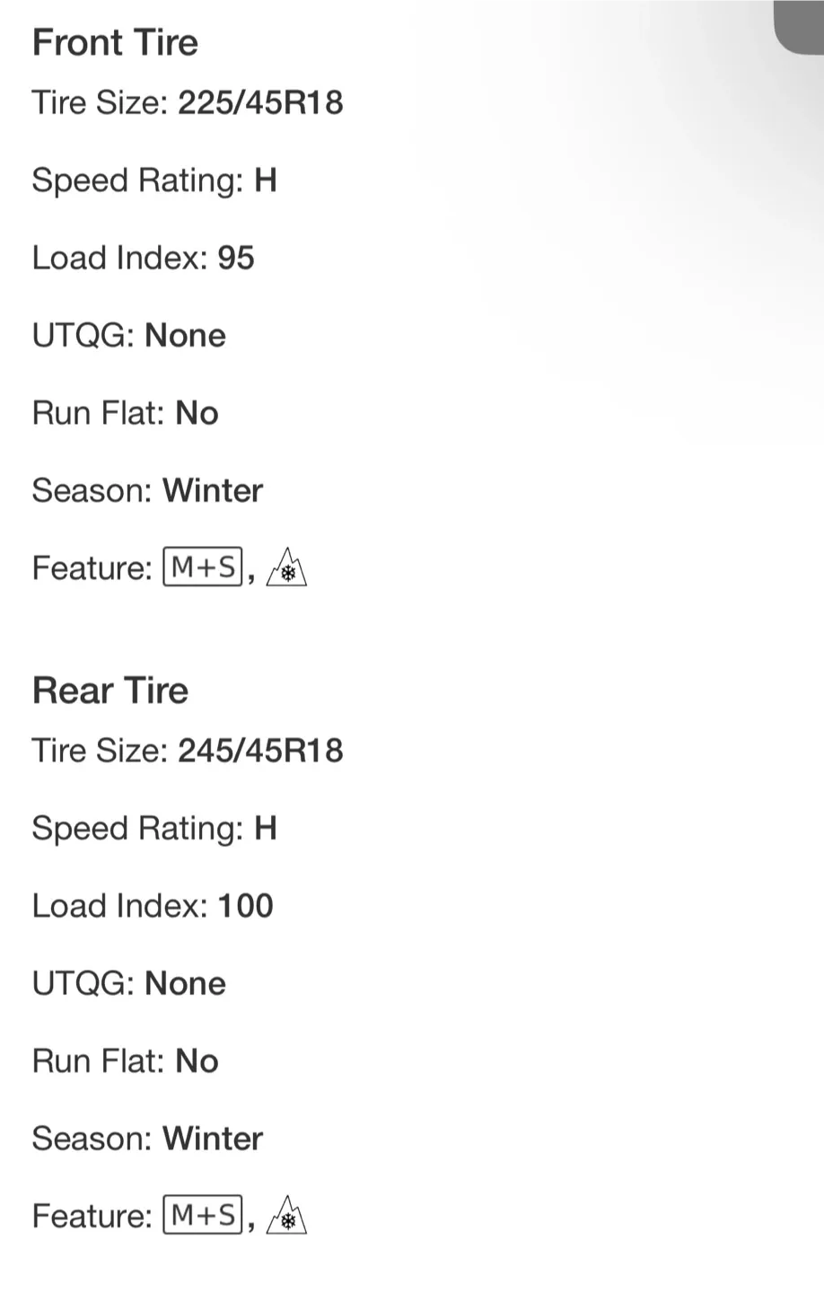 Bridgestone Blizzak WS90 Winter Tires image indicator(3)