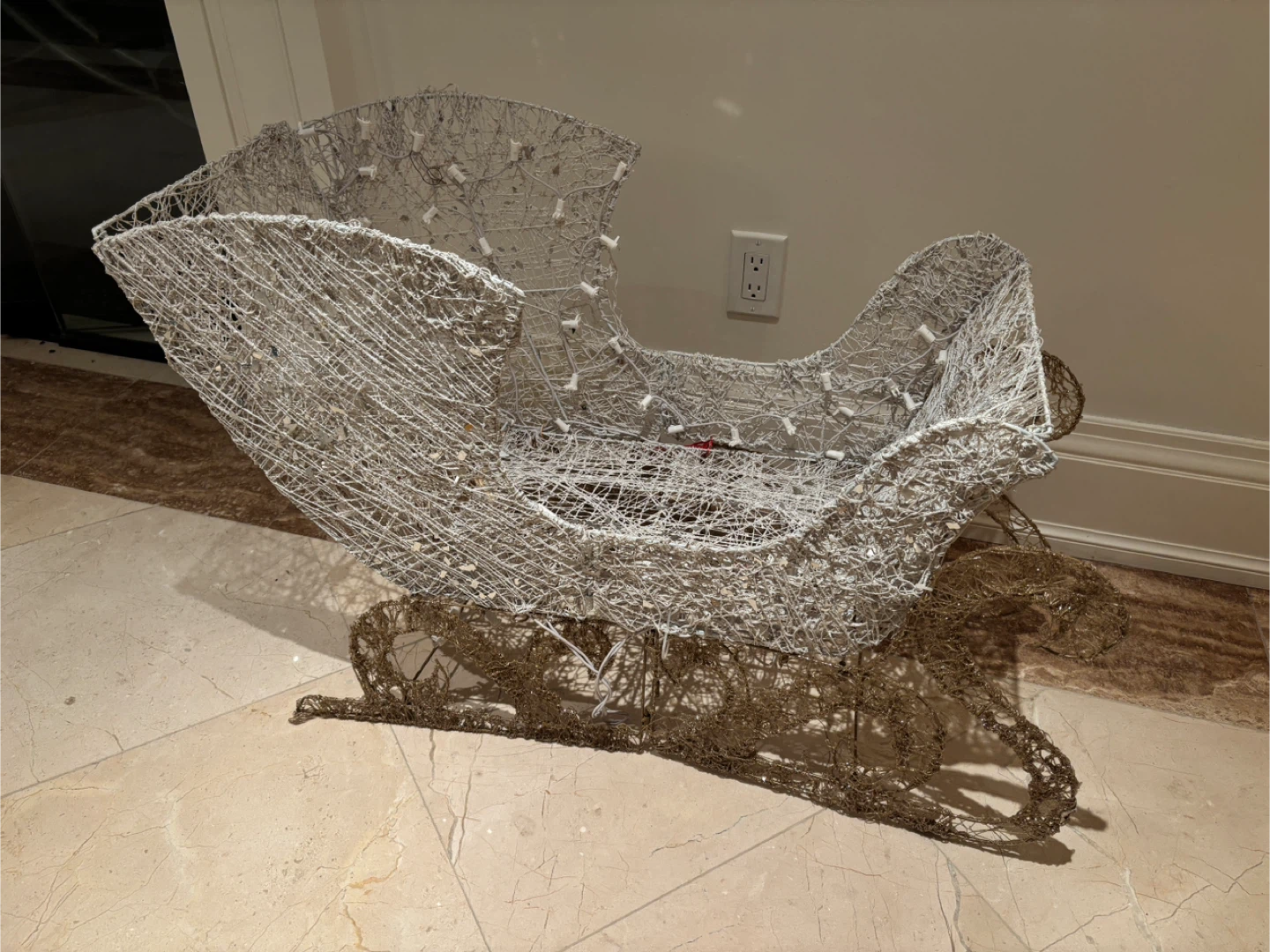 Canvas 4' Deer & 3'3" Sleigh - Christmas Decor - photo 5