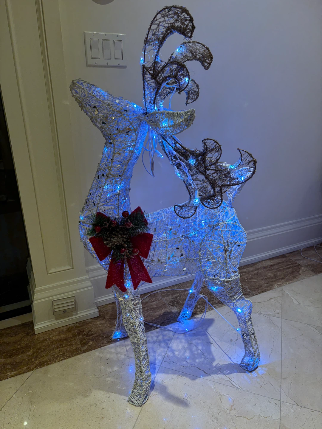 Canvas 4' Deer & 3'3" Sleigh - Christmas Decor - photo 4
