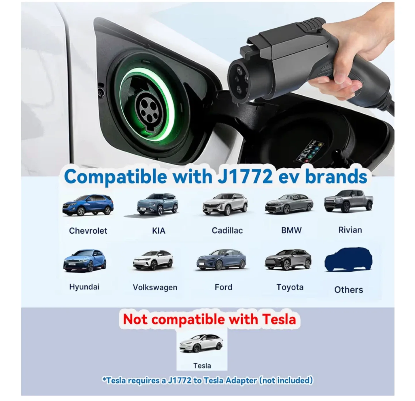 BESENERGY Level 2 EV Charger 40amp image indicator(5)