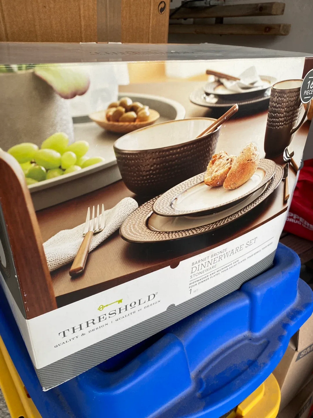 Threshold Barnet Bronze Dinnerware Set - 16 Piece