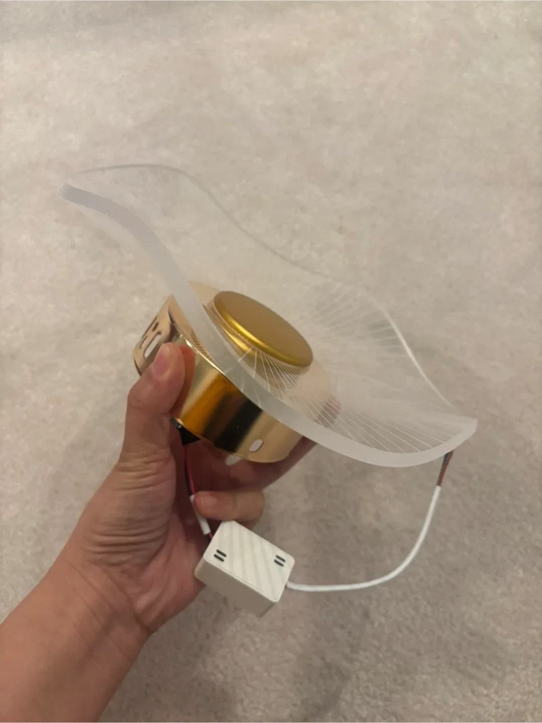 Modern LED Ceiling Light - Gold Finish image indicator(3)