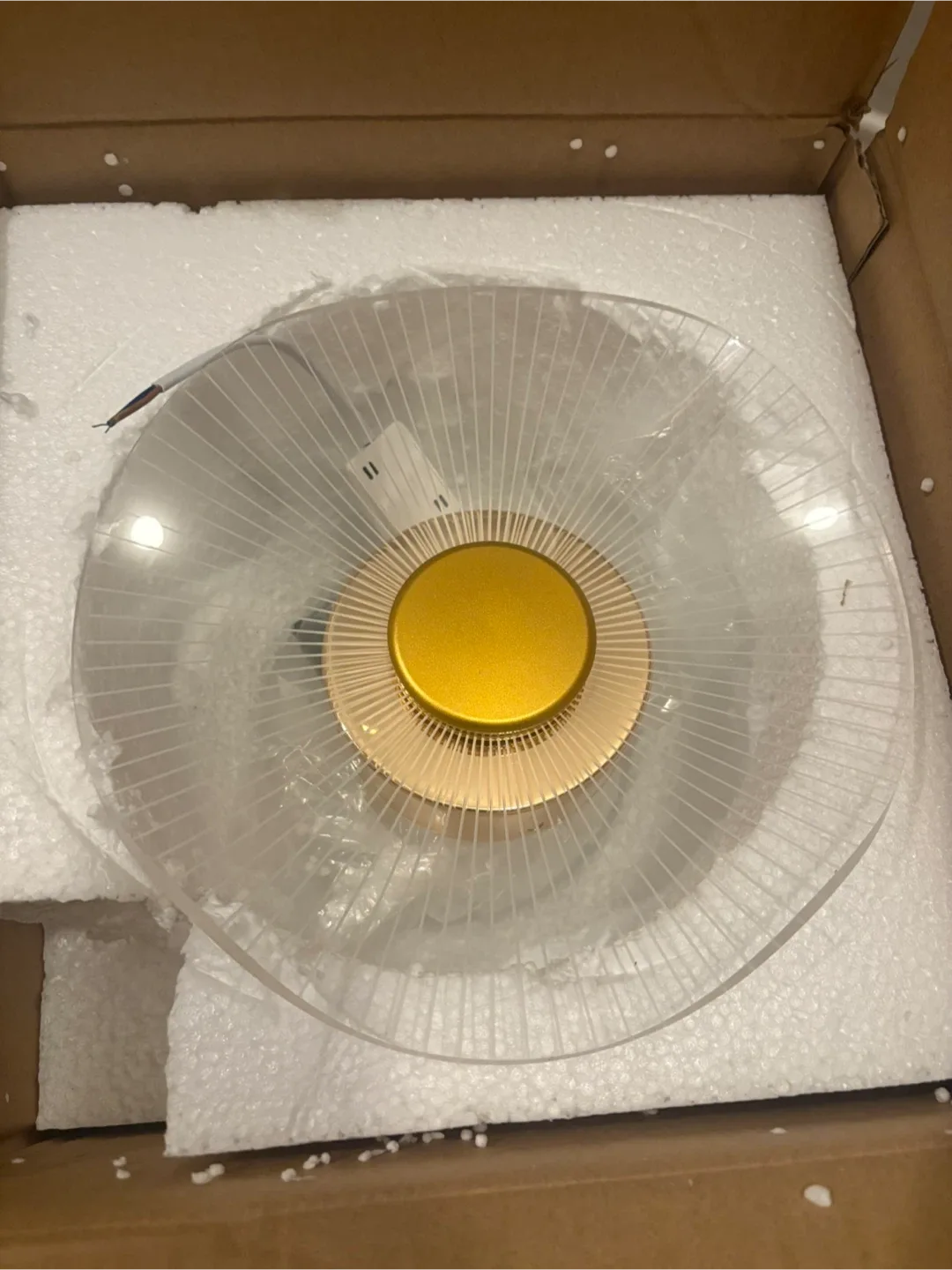 Modern LED Ceiling Light - Gold Finish image indicator(2)