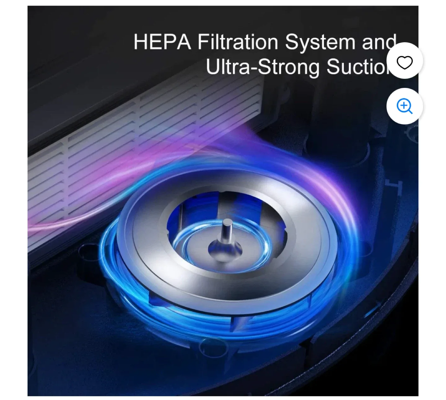 DIBEA Robotic Vacuum Cleaner D500Pro image indicator(6)