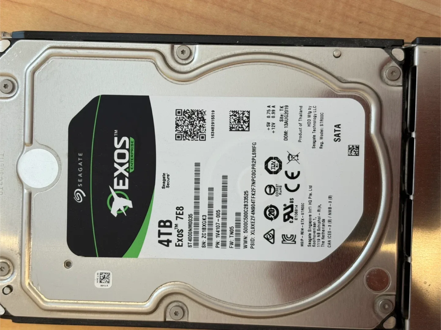 4TB Seagate Exos 3.5” SATA Hard Drives