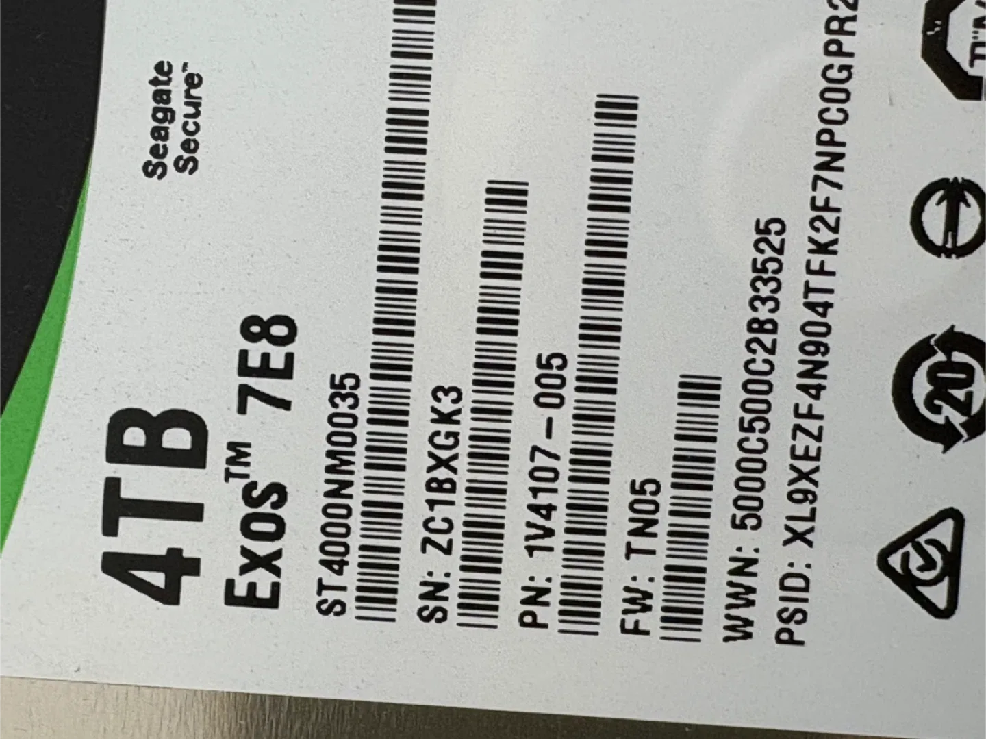 4TB Seagate Exos 3.5” SATA Hard Drives image indicator(2)
