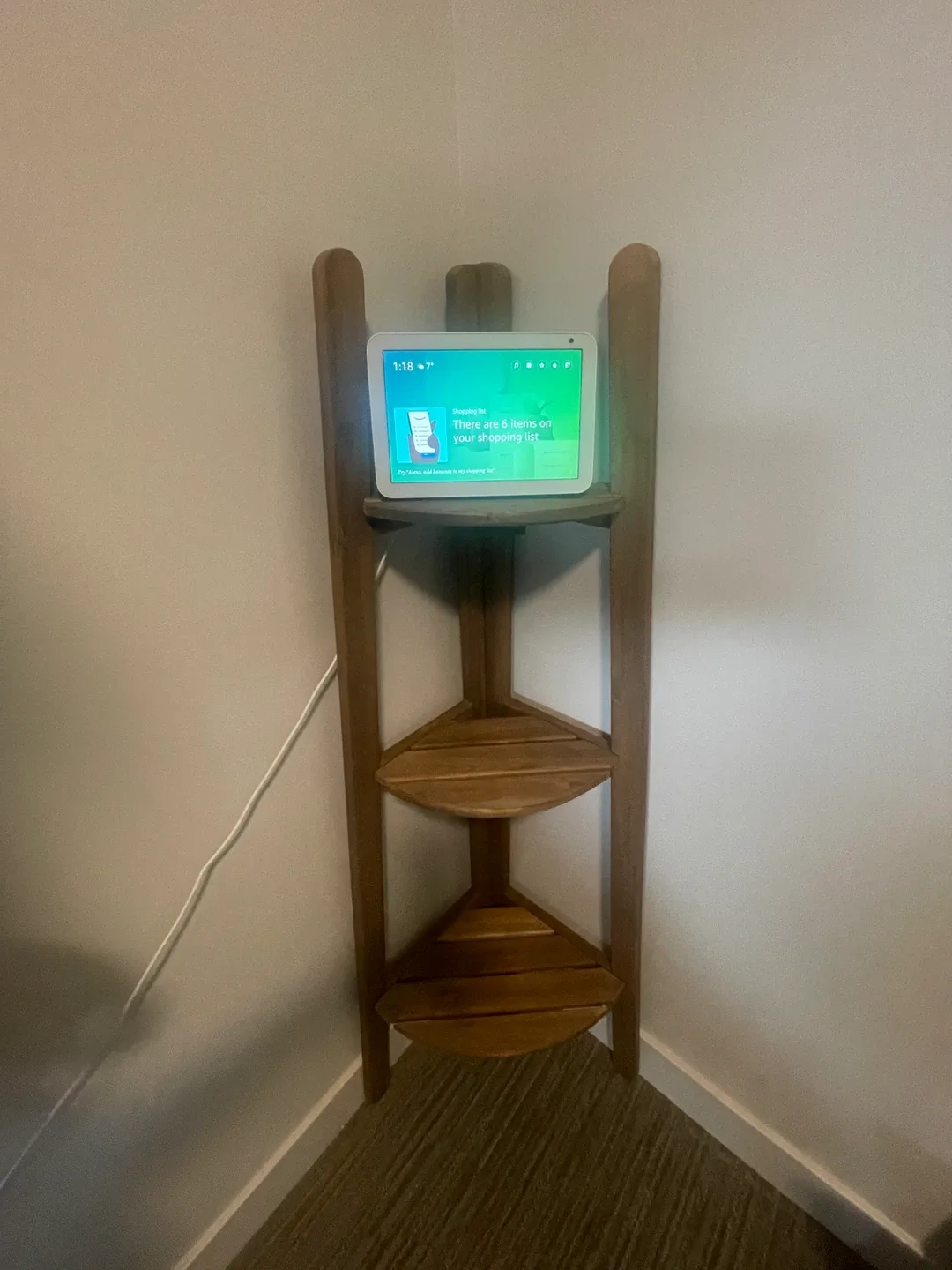 Wood Corner Shelf image indicator(6)