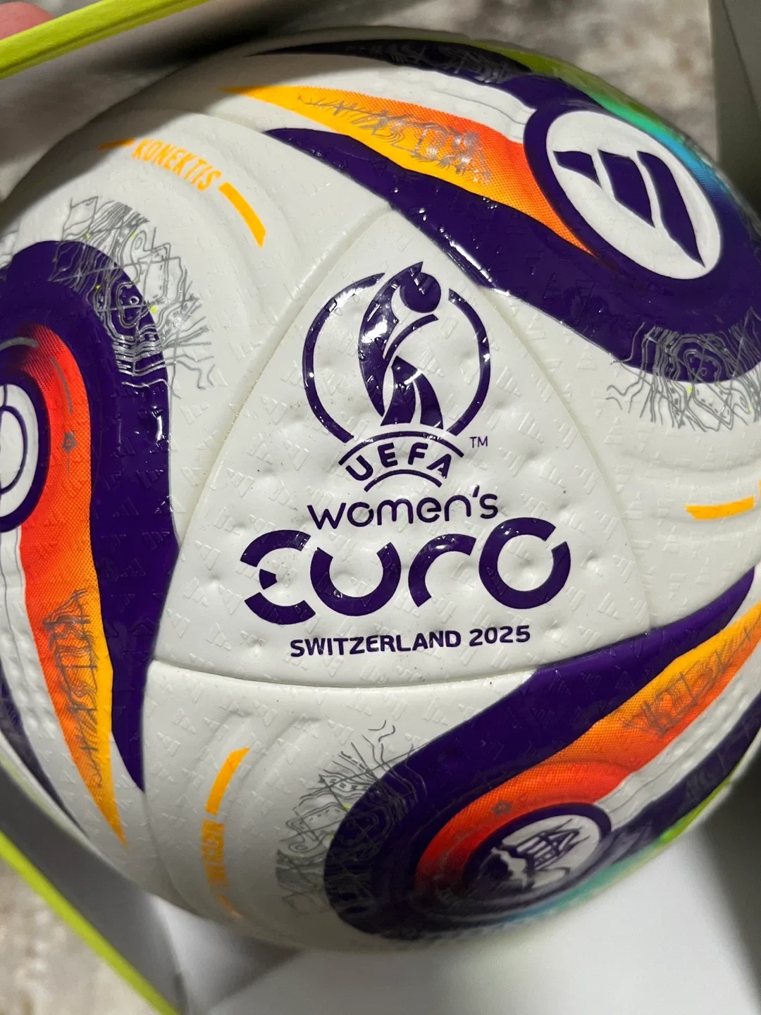 Adidas Women's Euro 2025 Soccer Ball - Size 5 image indicator(2)