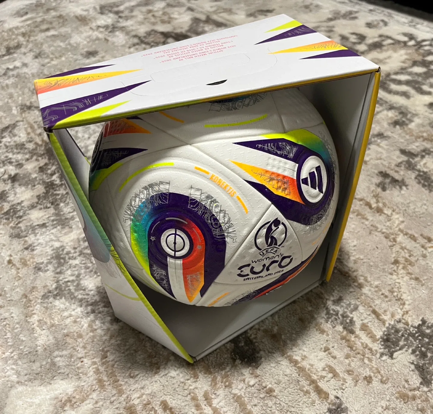 Adidas Women's Euro 2025 Soccer Ball - Size 5