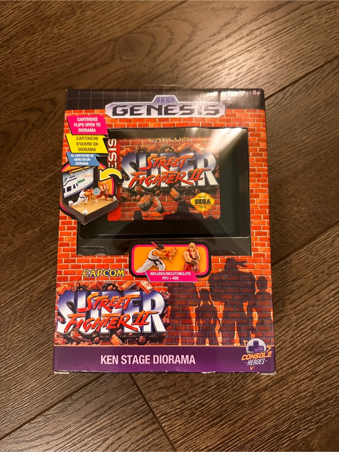 Street Fighter II Ken Stage Diorama Sega Genesis