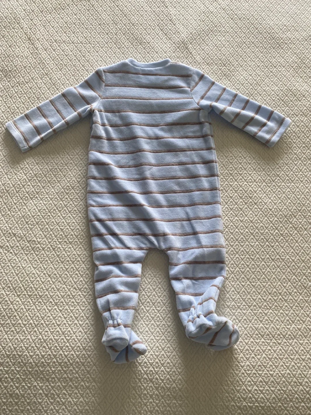 Carter's Blue Striped Footed Onesie mayoral image indicator(2)