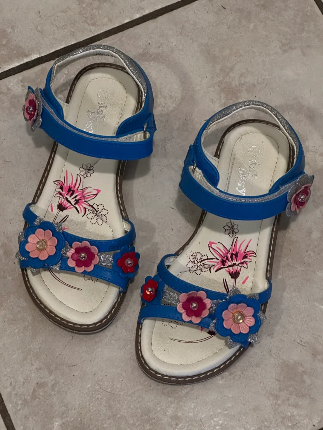 Kids/ Toddler Flower Sandals