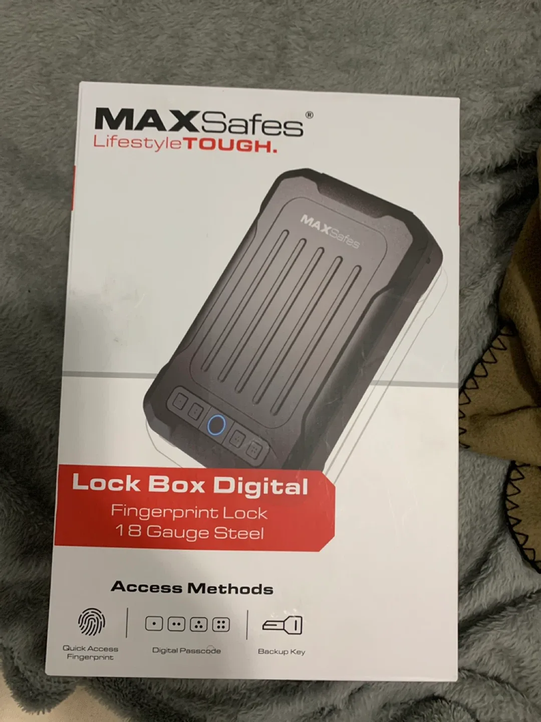MAXSafes Lock Box Digital - Fingerprint Lock