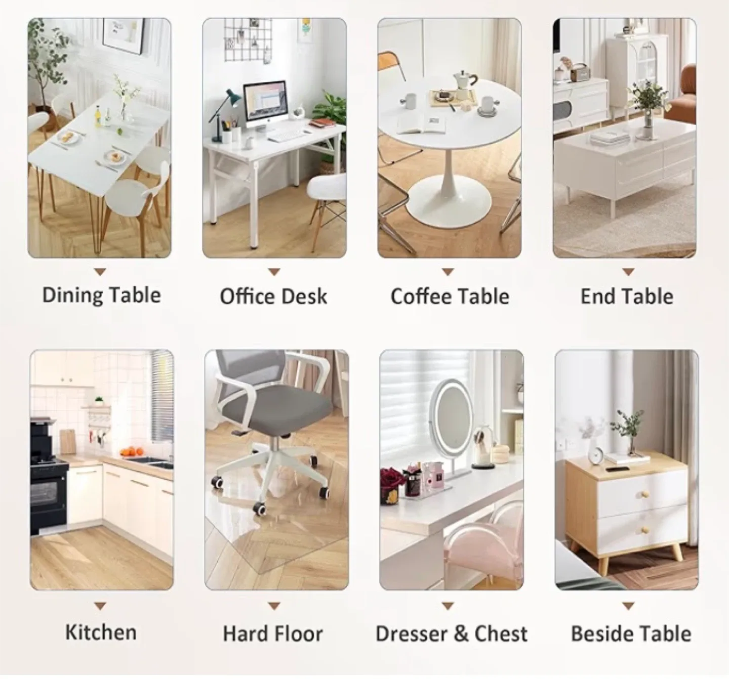 LovePads Clear Table Protector 44 x 72 Inches image indicator(5)