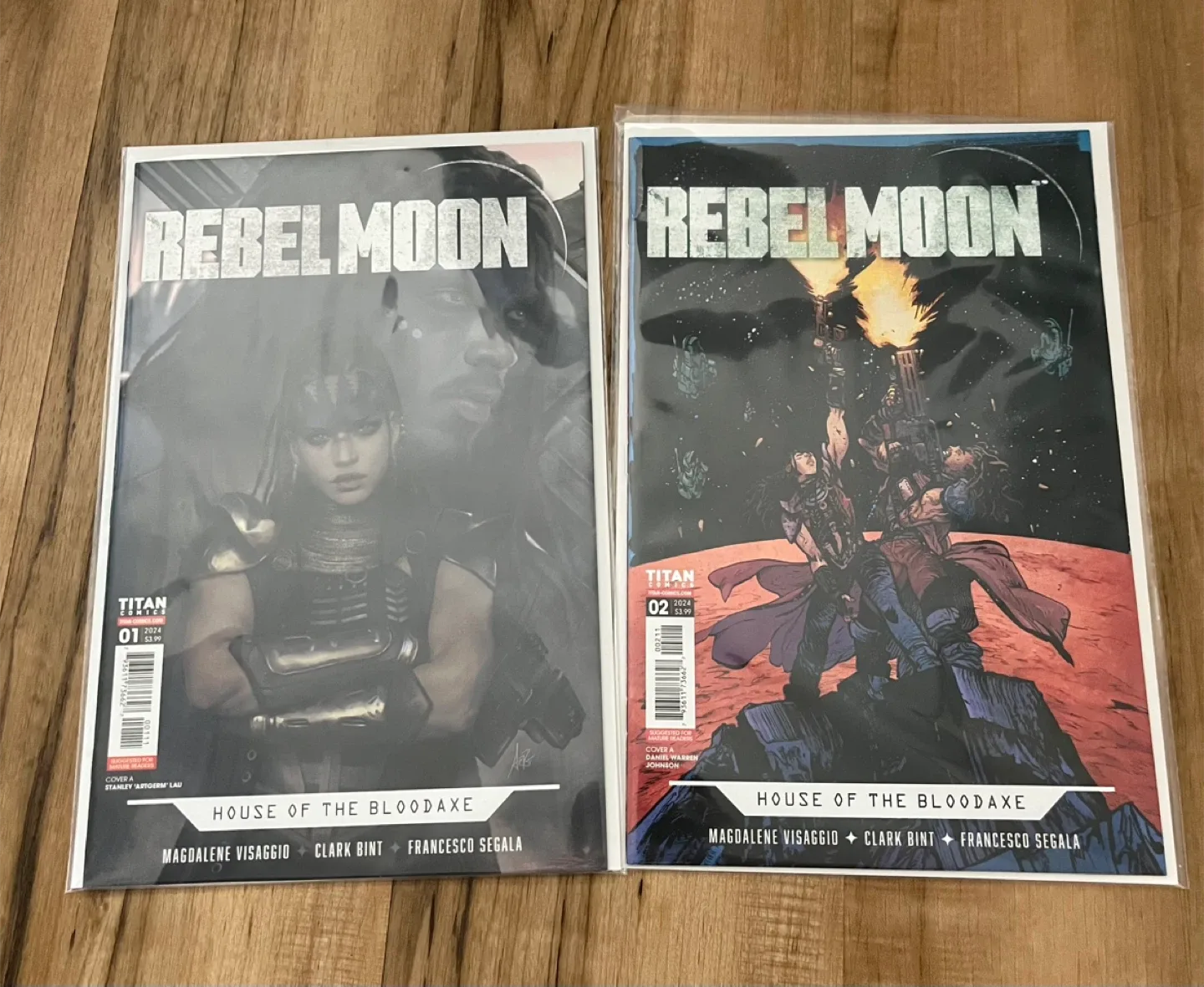 Rebel Moon House of the Bloodaxe #1-2 Comic Books