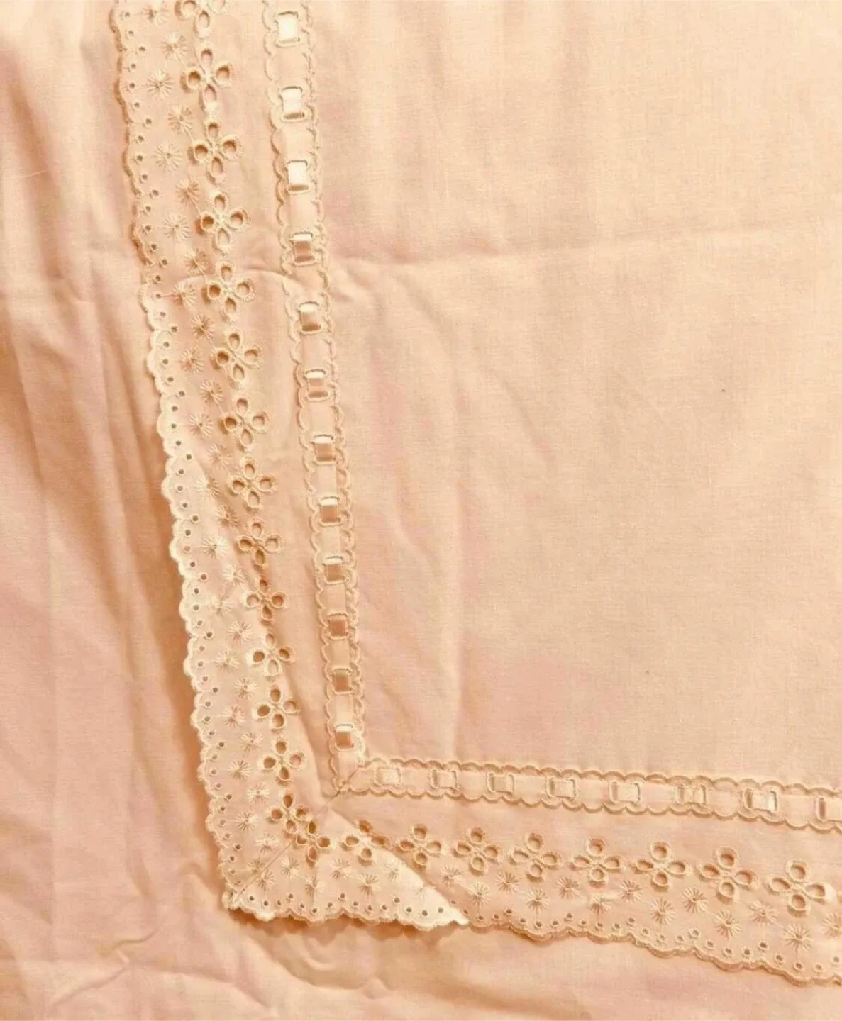 Brand new duvet cover & pillow sham cover set- Peach