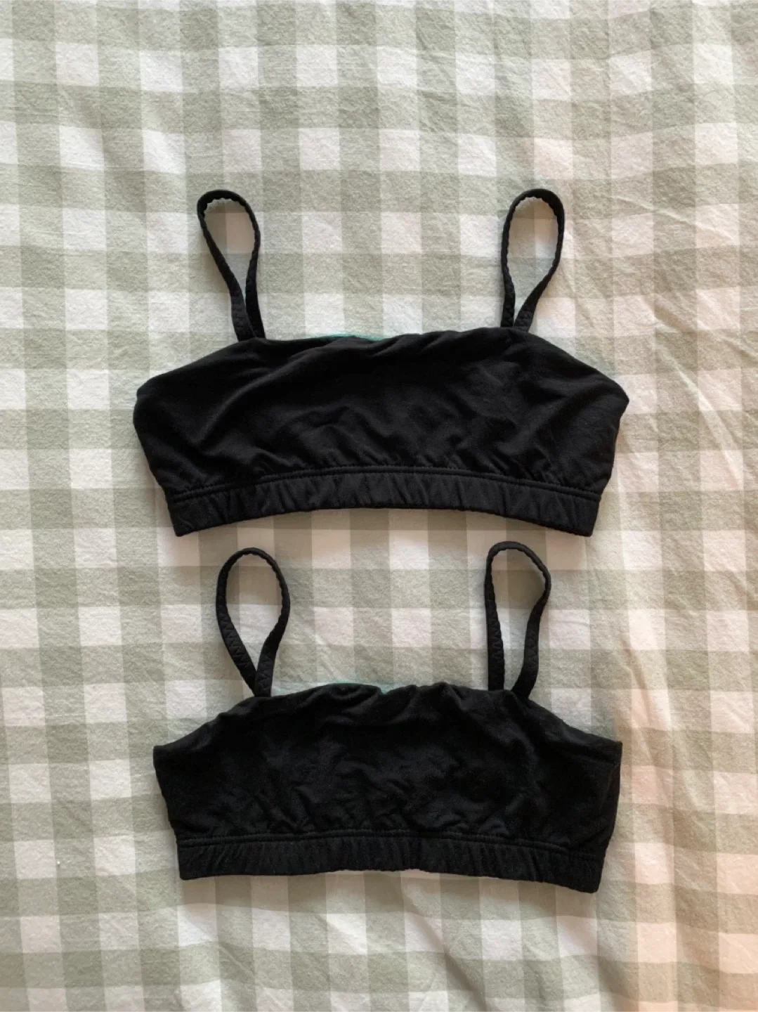 2x Huha Tata Bralette Black Small