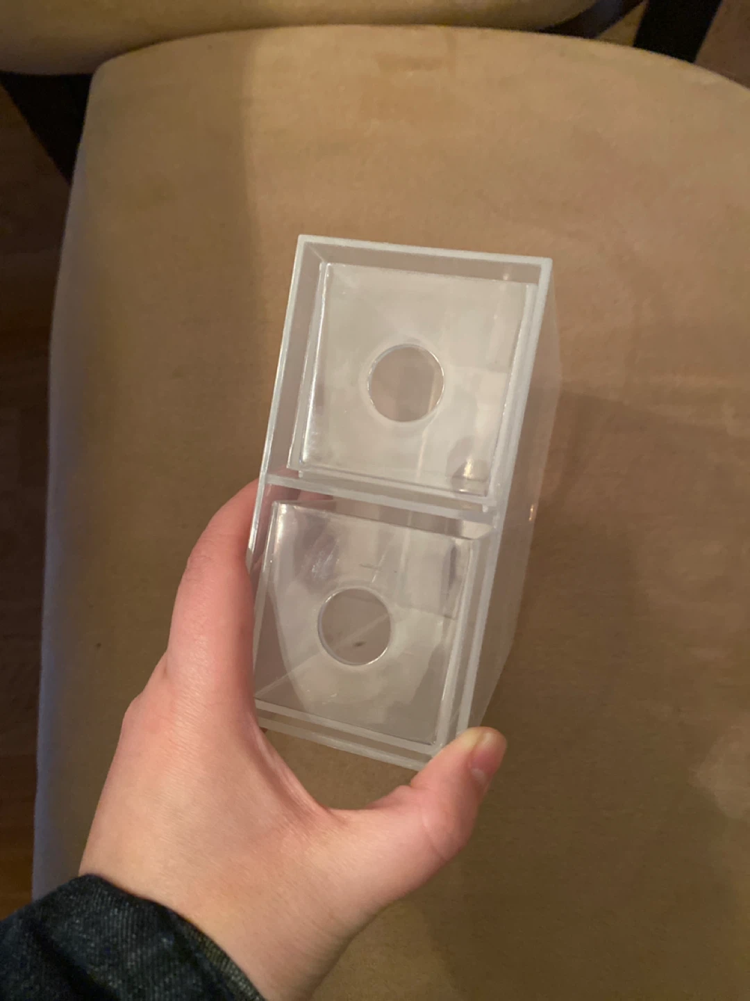 Clear Acrylic 2 Tiers Drawer Organizer - photo 2