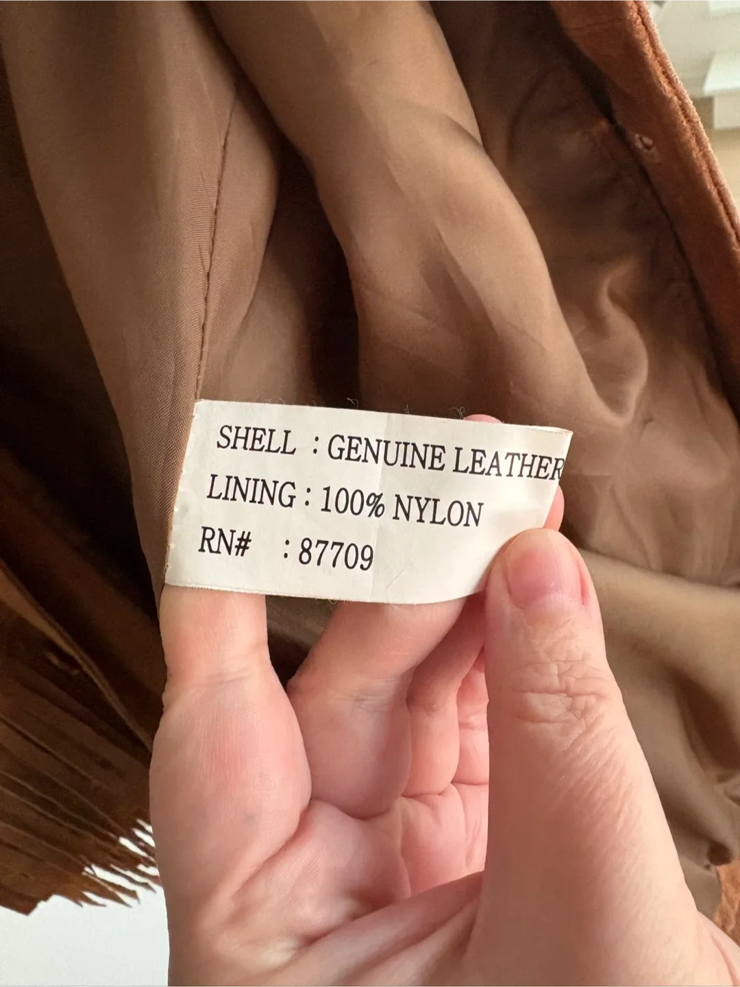 Leather Gallery Suede Fringe Jacket - Size L image indicator(3)