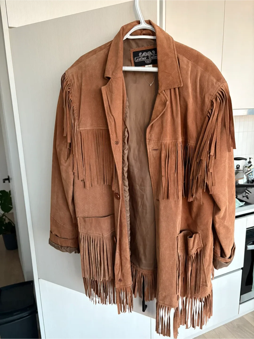 Leather Gallery Suede Fringe Jacket - Size L image indicator(4)