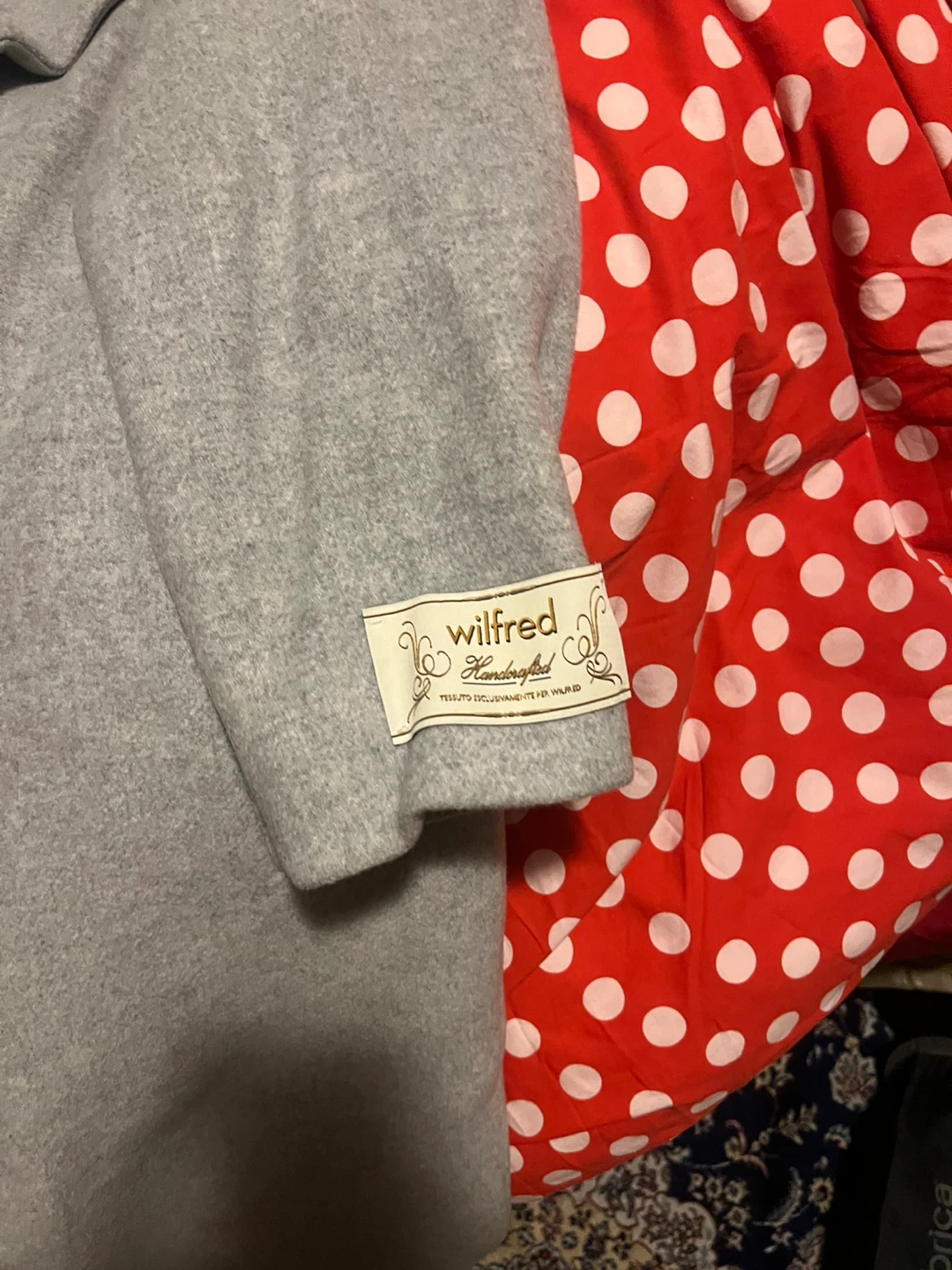 Wilfred Only Coat - Heather Light Grey - Size M/M - photo 3