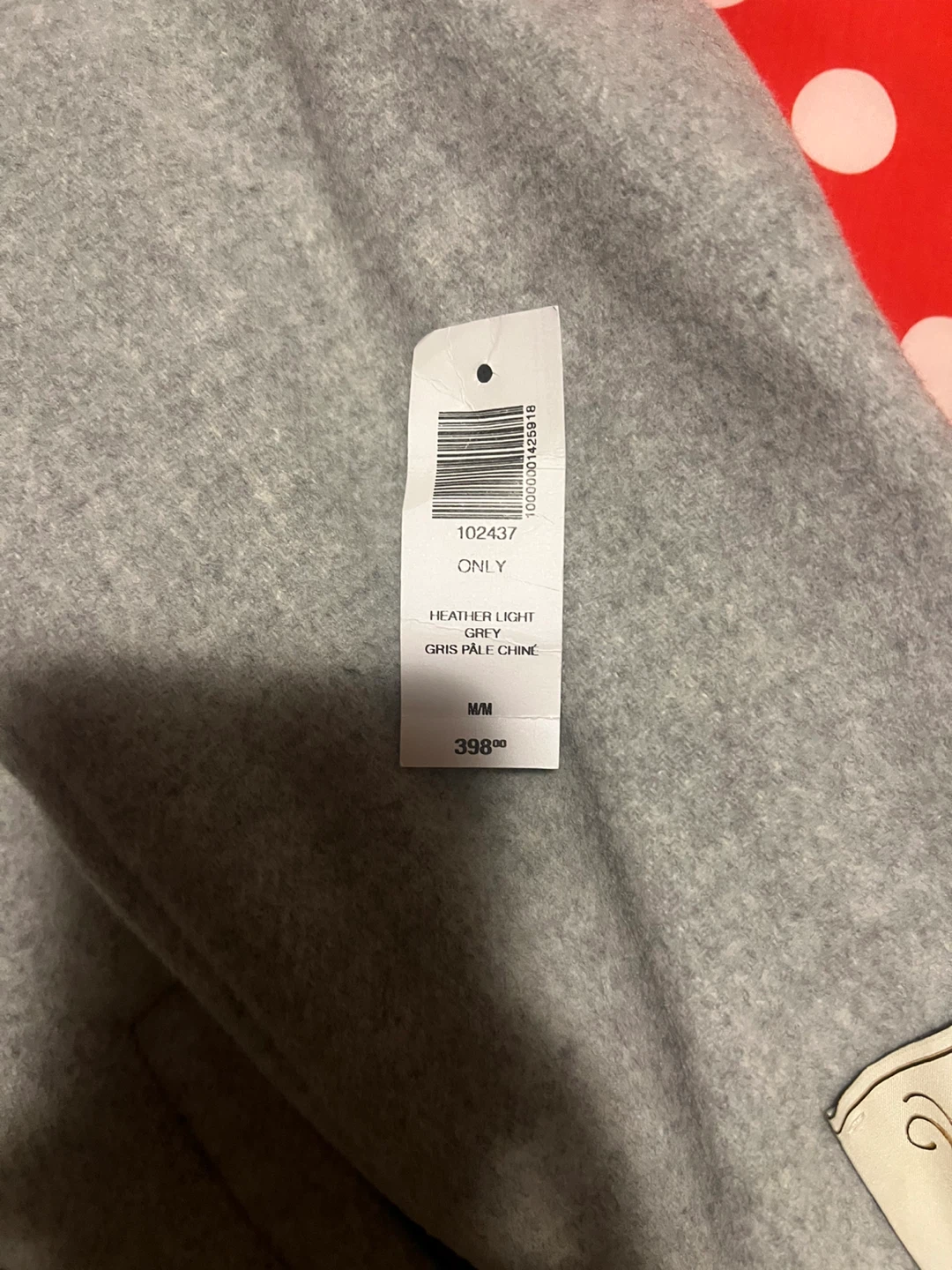 Wilfred Only Coat - Heather Light Grey - Size M/M - photo 4