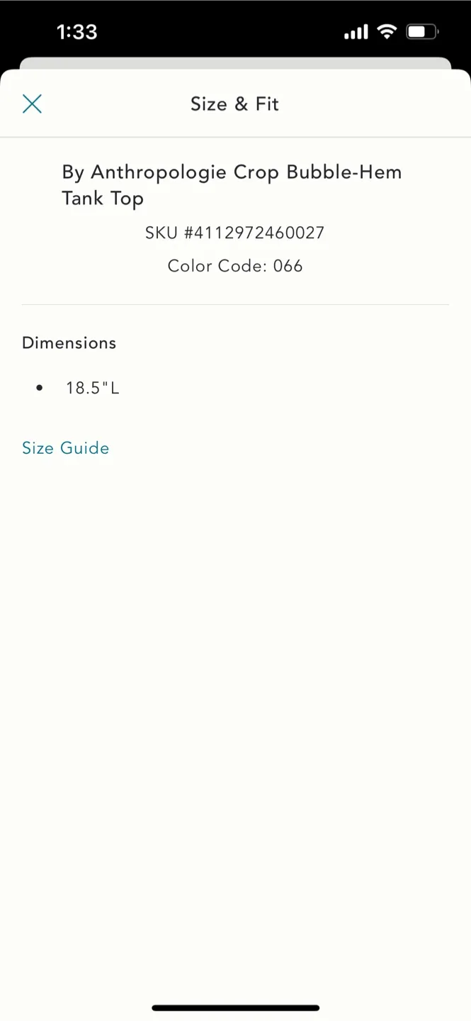 BNWT Anthropologie Crop Bubble Hem Top S image indicator(5)