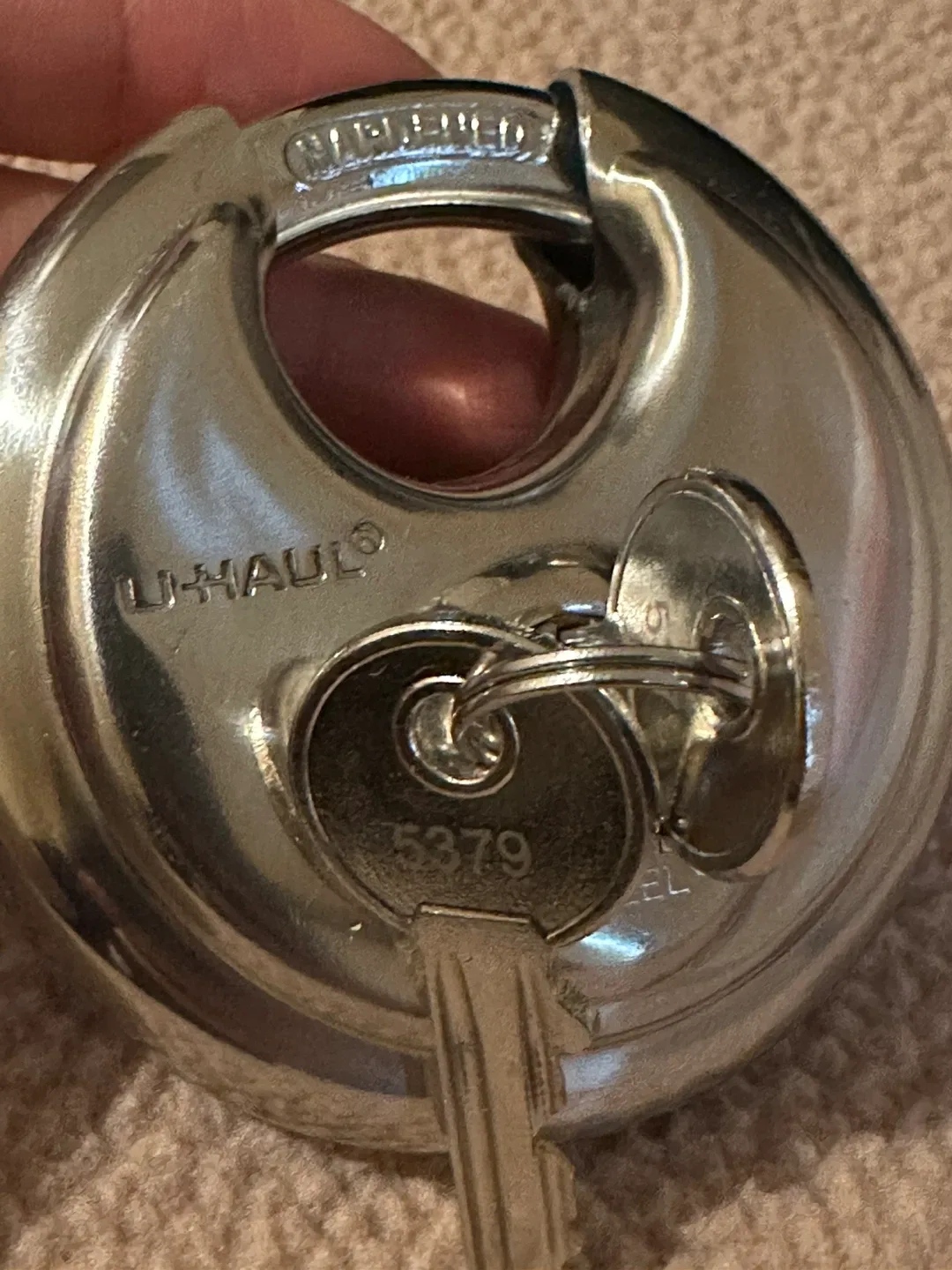 U-Haul Padlock with Keys