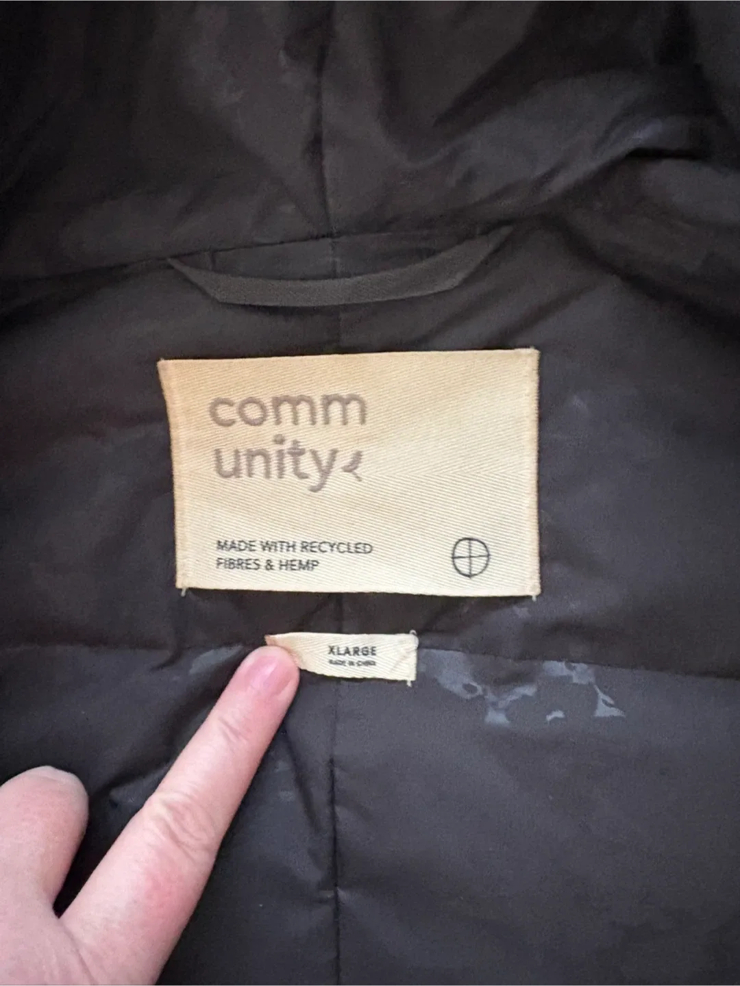 TNA Aritzia Community Olive Green Parka - Size XL image indicator(2)