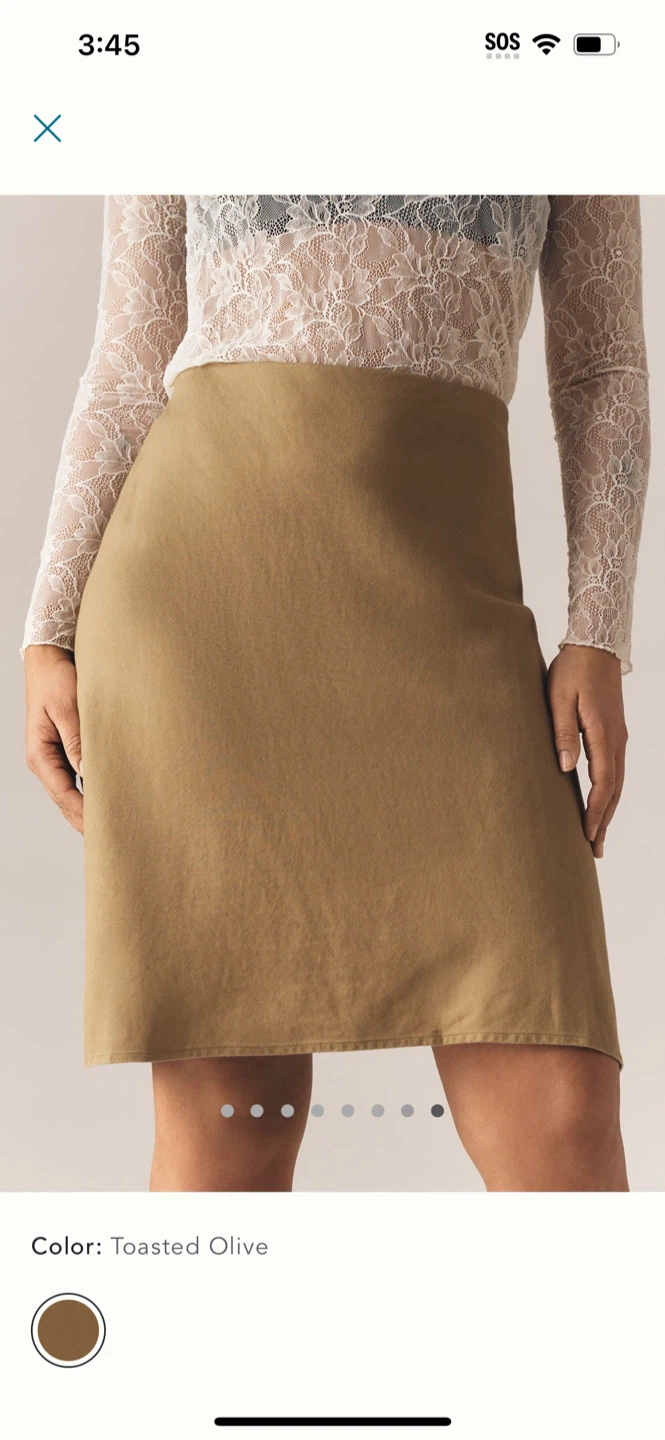 BNWT Anthropologie Tilda Linen Knee Slip Dress S - photo 4