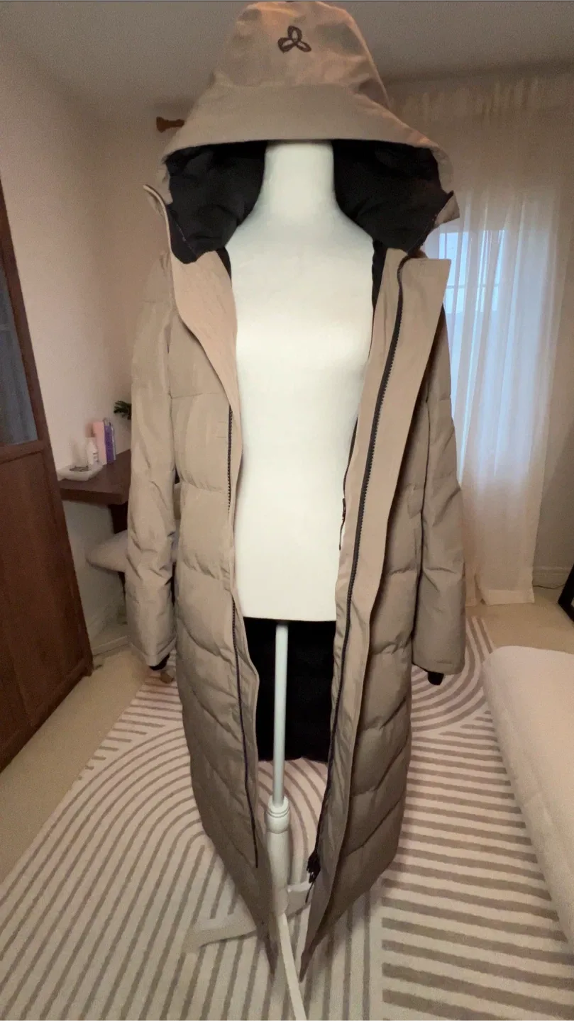 TNA Long Premium Down Powder Parka - Size M