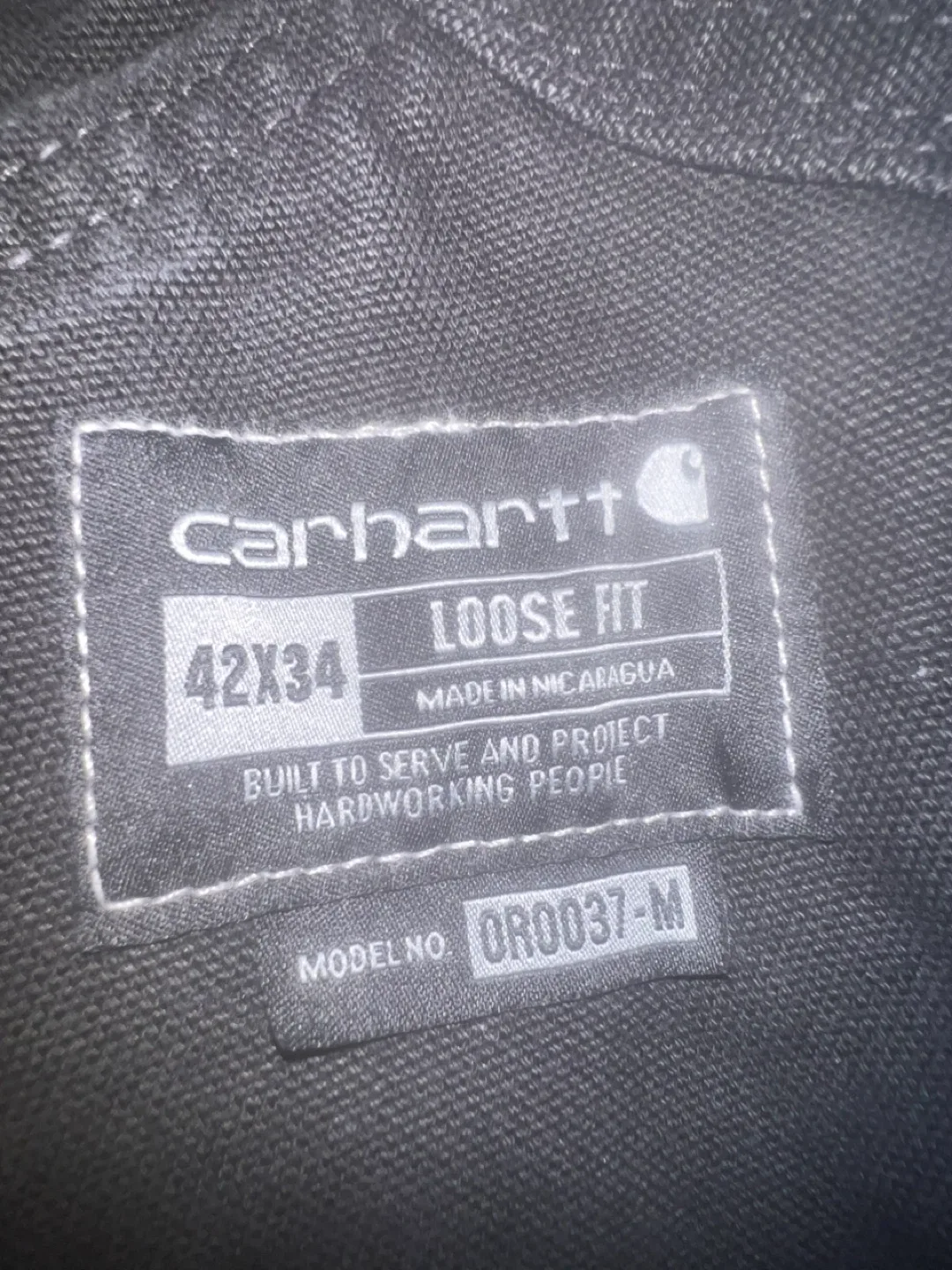 Carhartt Loose Fit Bib Overalls 42x34 image indicator(4)