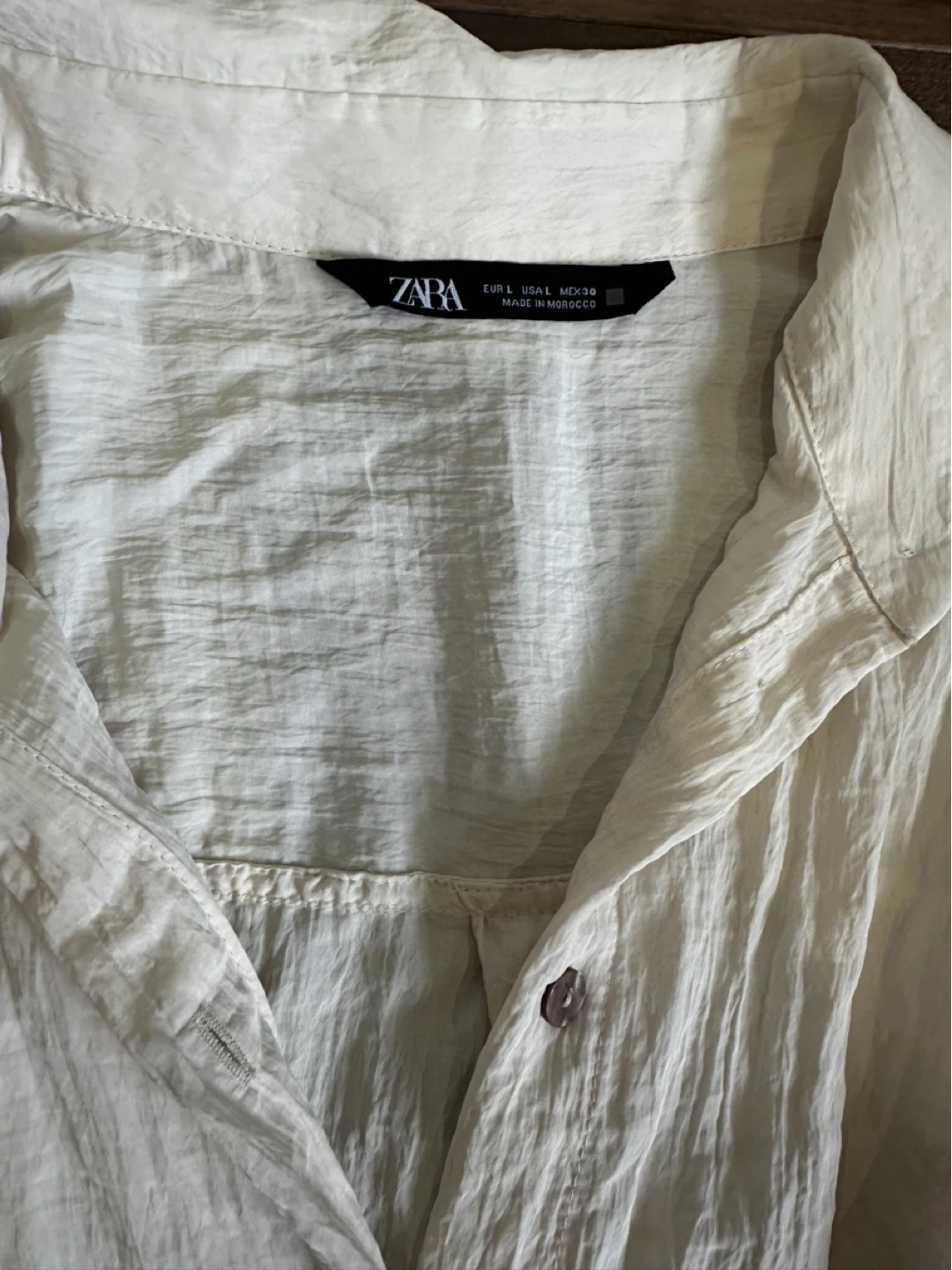 Zara Button-Up Shirt - Size L - photo 3