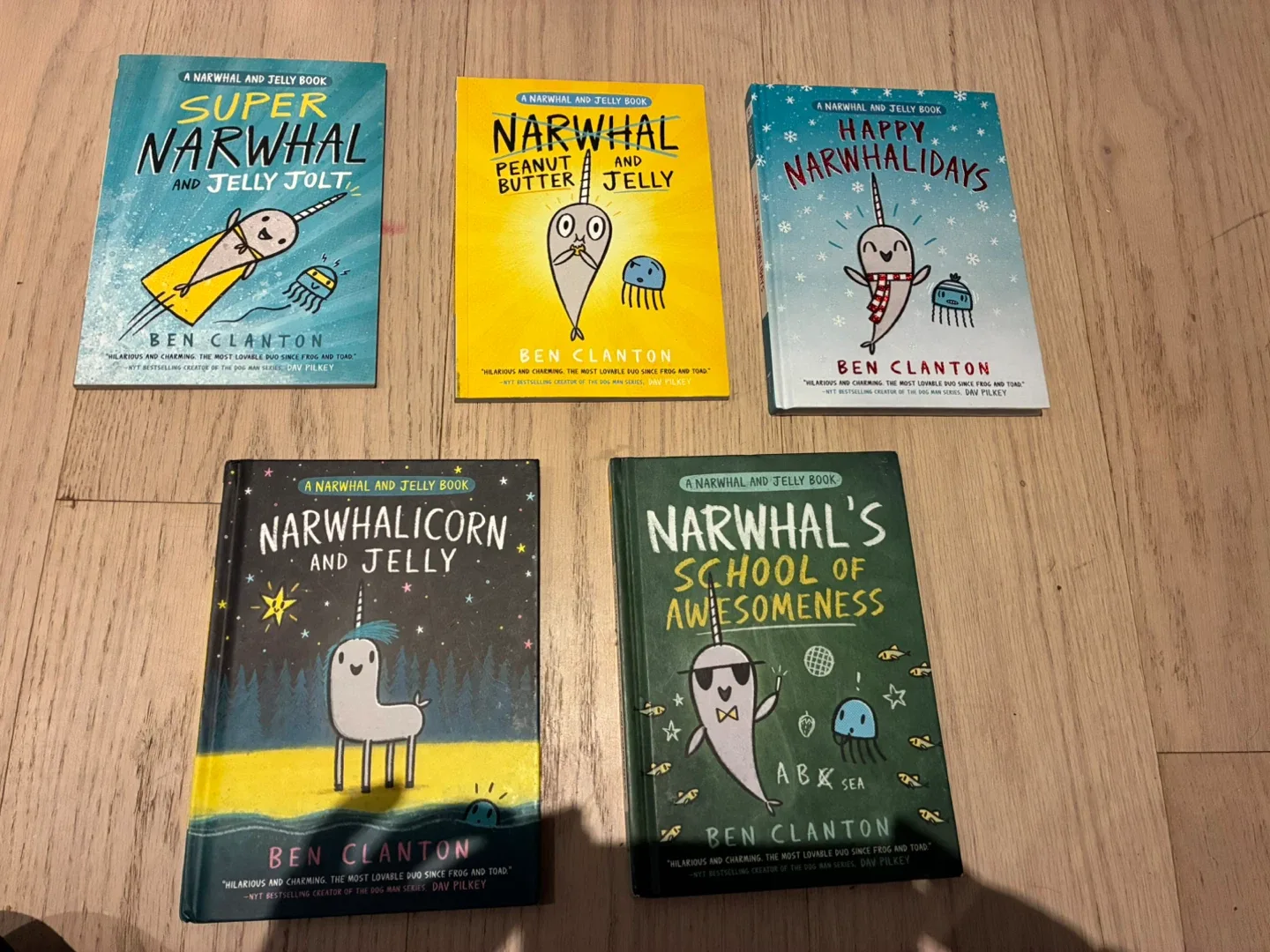 Narwhal and Jelly Books (5 for $10)