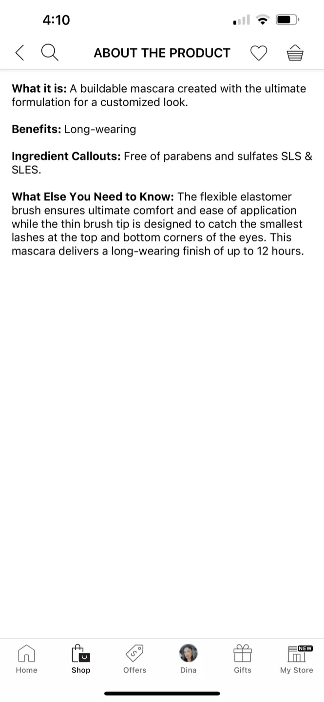 Gucci L'Obscur Lengthening Mascara - Intense Black image indicator(2)