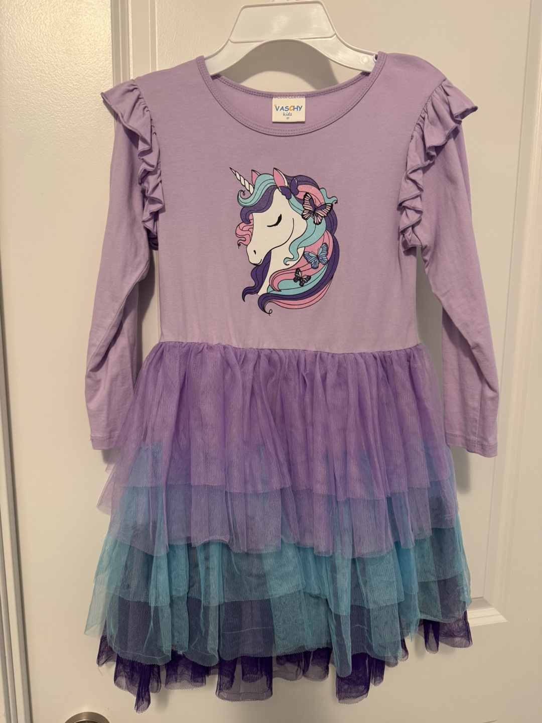 Vaschy Kids Unicorn Dress - Size 8T