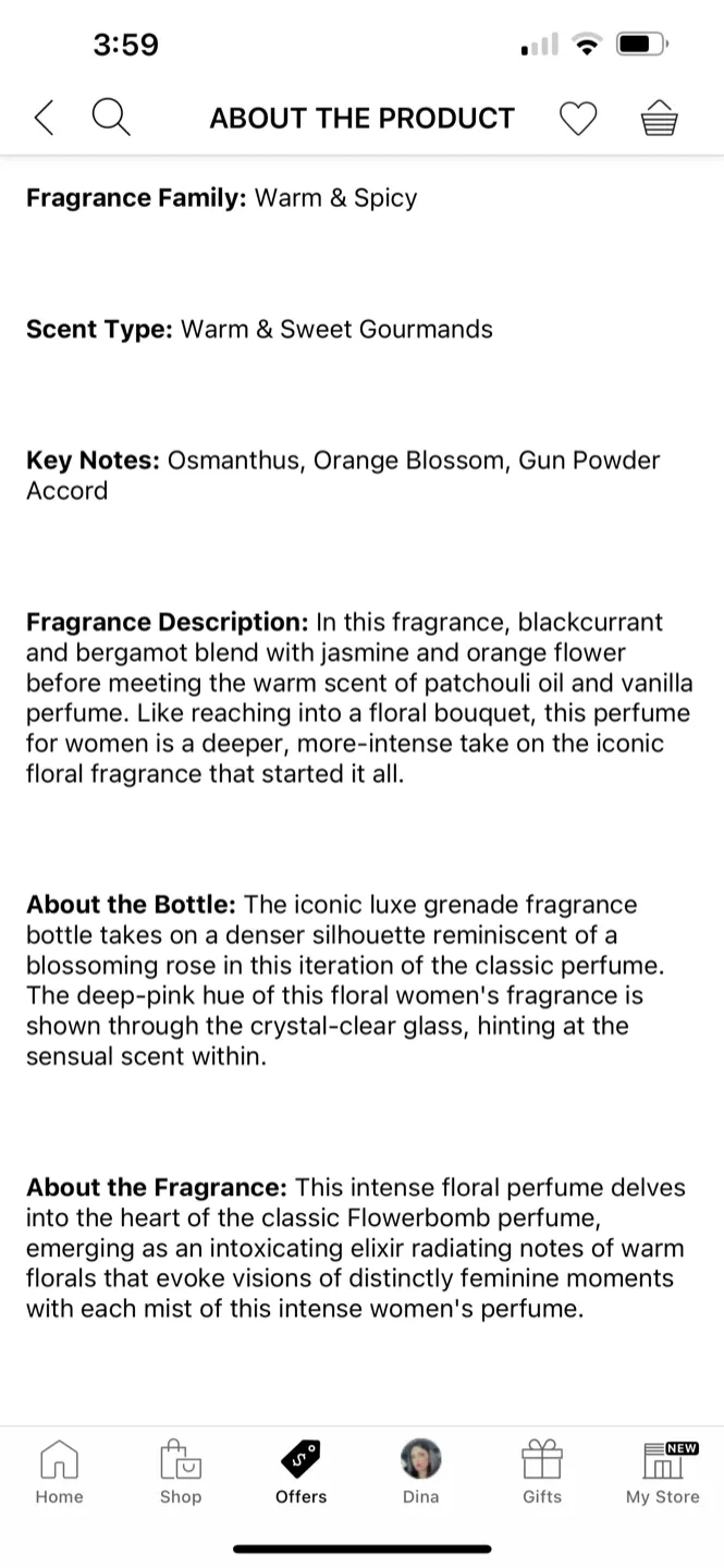 Viktor&Rolf Flowerbomb Nectar Eau de Parfum 50ml image indicator(2)