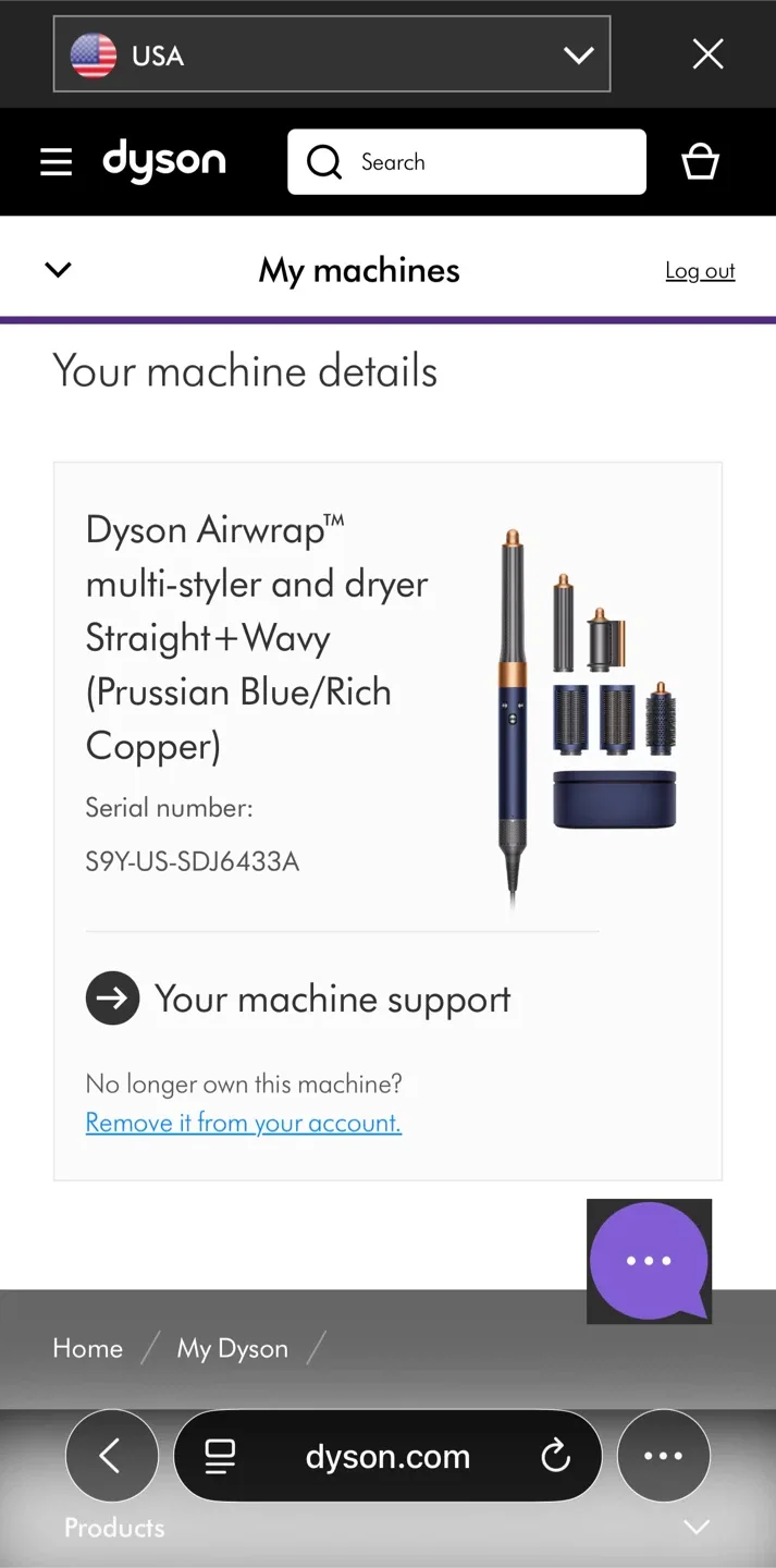 Dyson Airwrap™ (Prussian Blue/Rich Copper) image indicator(2)