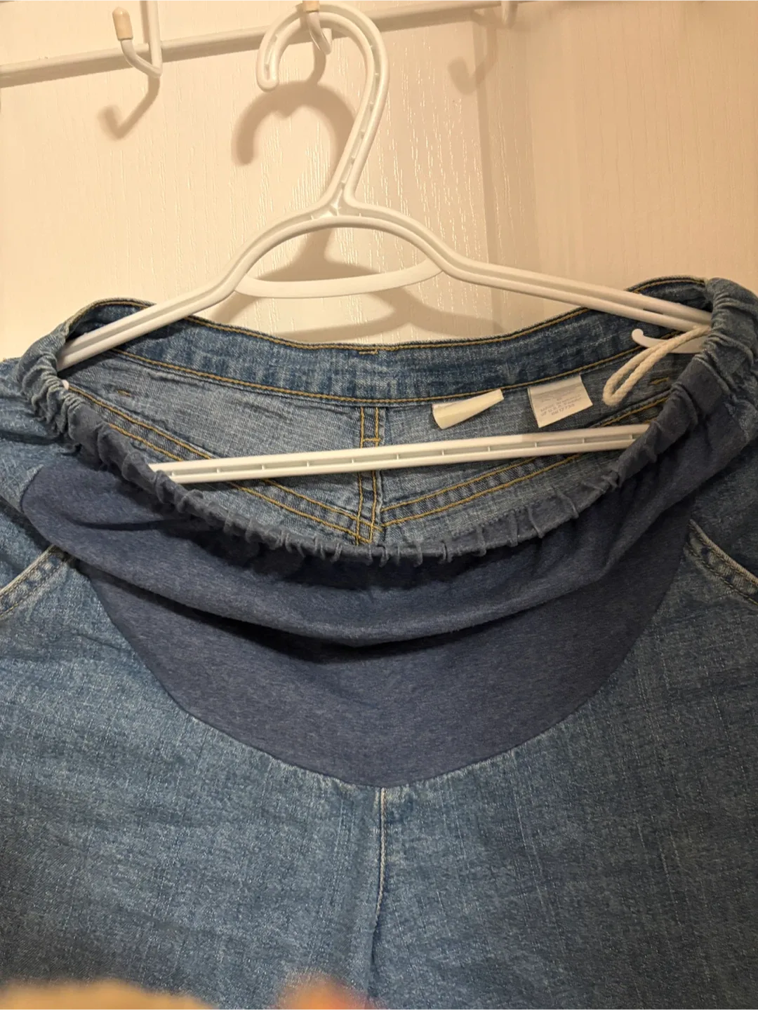 Maternity Denim Shorts image indicator(2)