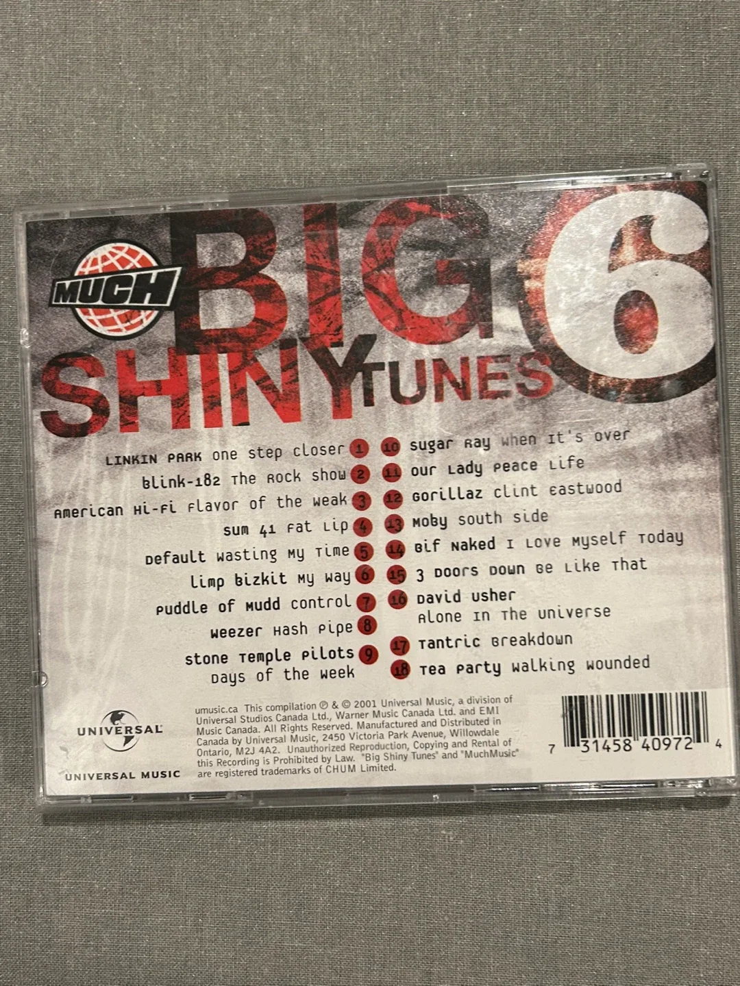 MuchMusic Big Shiny Tunes 6 CD image indicator(2)