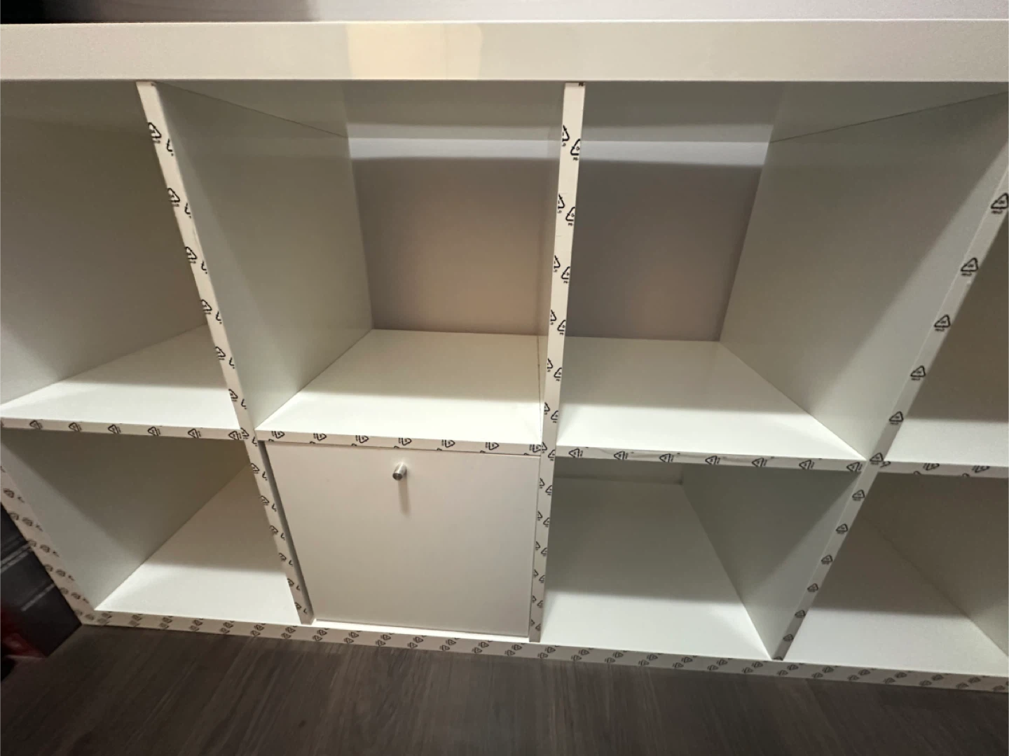 IKEA Kallax White Shelf Unit - photo 4