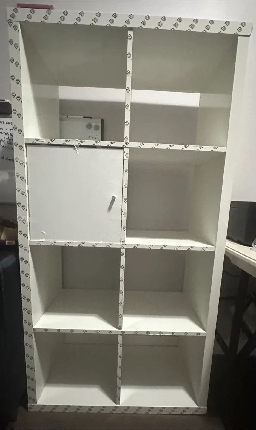 IKEA Kallax White Shelf Unit