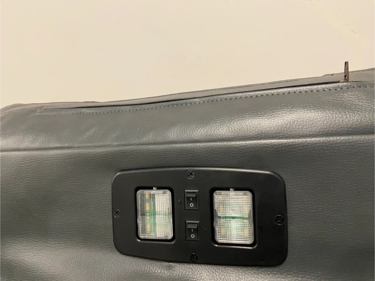 Genuine leather recliner couch image indicator(8)