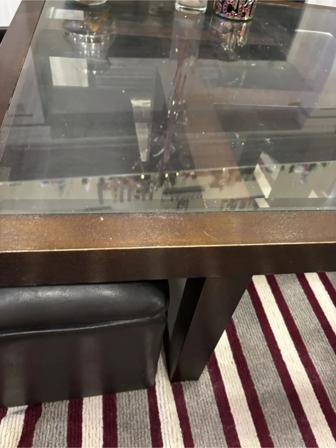 Glass Top coffee  Table set image indicator(3)